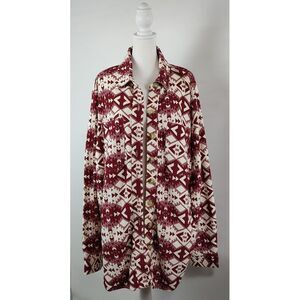 NWT Ariat Ladies Fillmore Shacket Print Shirt Jacket Size 2XL